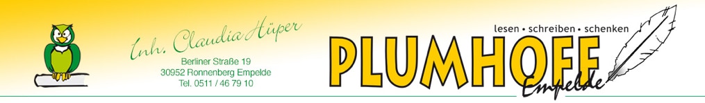 Plumhoff Empelde, Inh. Claudia Hüper, Lotto, Schreibwaren, Geschenke, Bücher, Bastelbedarf, Bürobedarf, Schulbücher